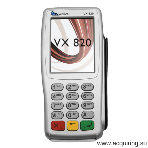 Пин пад Verifone VX820 (подключение к онлайн кассе) в Краснодаре под проект Прими Карту